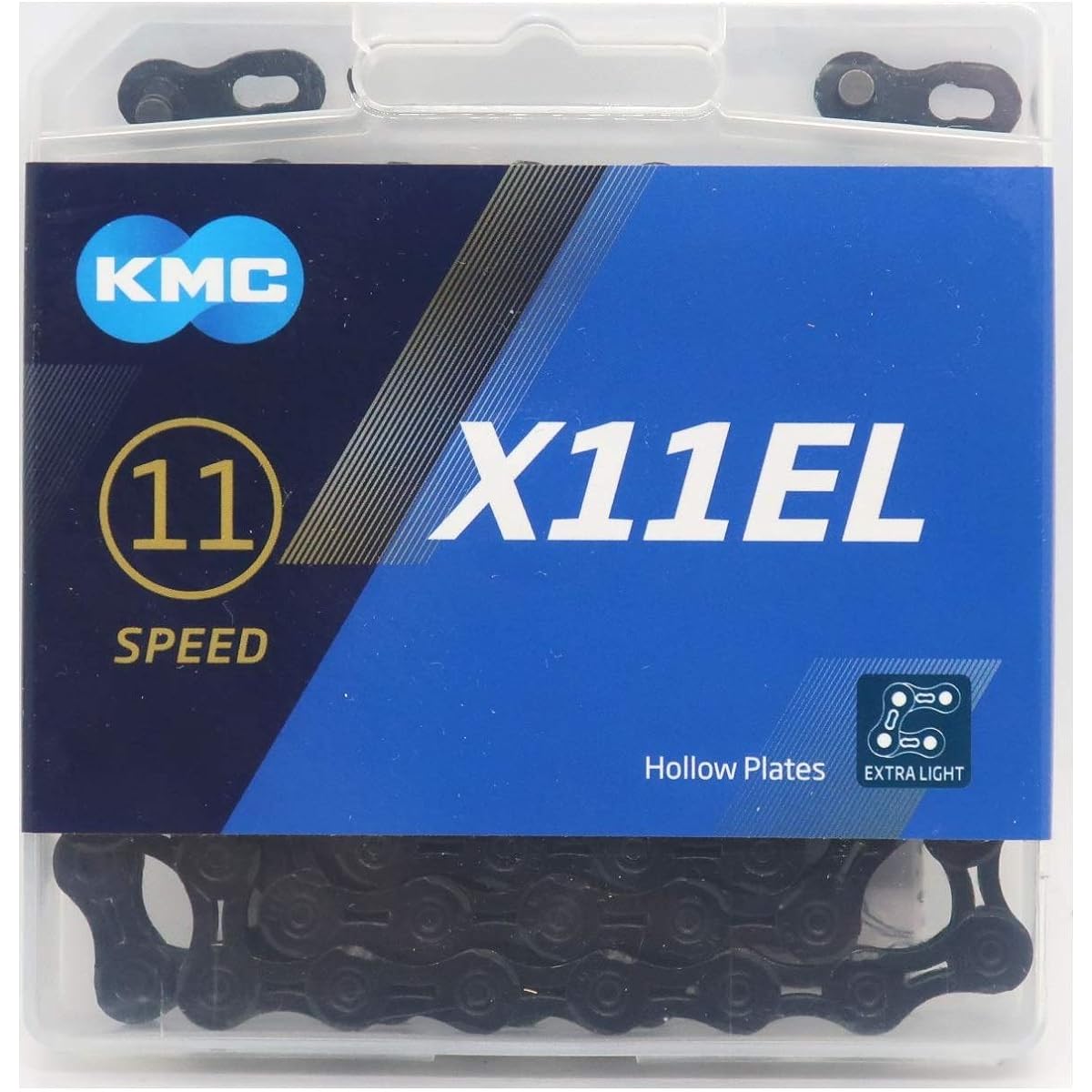 KMC X11EL Black BLACK Tech Chain 11 Speed/11s/11 Speed 118Links [Parallel Import]