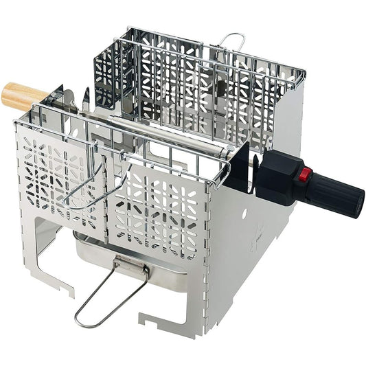 LOGOS Kurukuru Cooking Lil 81064153 Silver (approx.) Width 56.5 x Depth 52 x Height 27.5 cm