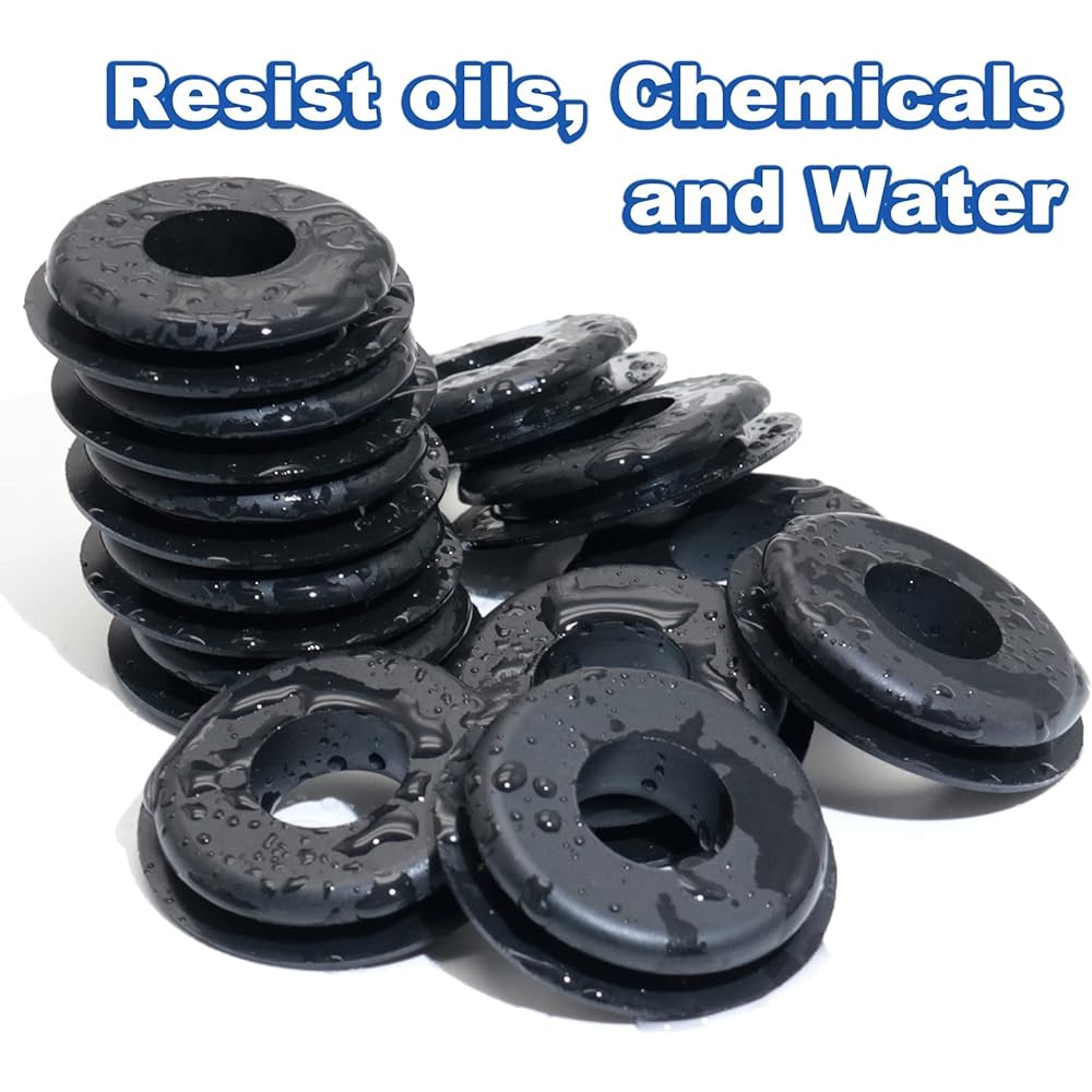 BOERAY Black Glad Hand Seal Rubber Gred Hand Seal 40 Pack