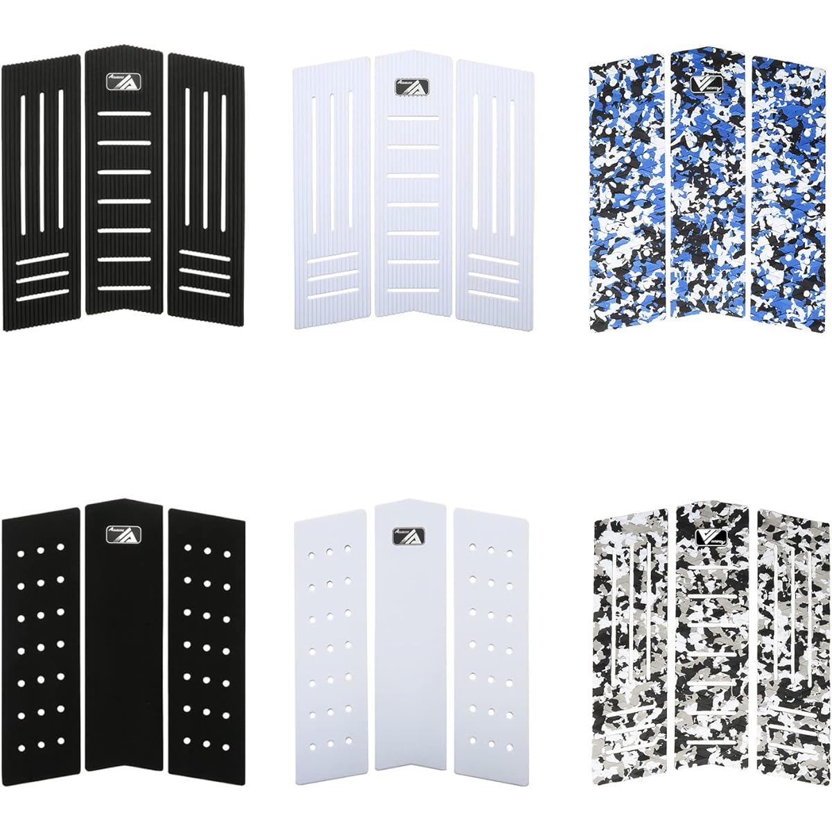 Front Deck 3 Deck Pad for Surfboard Front Feet FRONT DECK 3 DECKPAD BLACK FOR SURBOARD