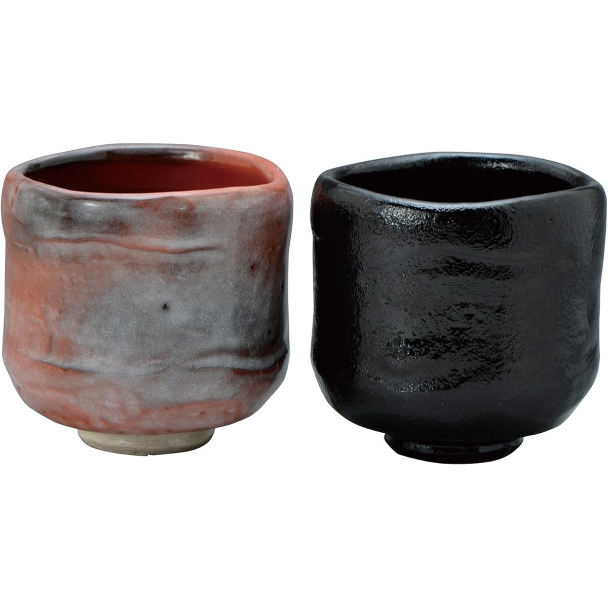 Kyoto ware Kiyomizu ware Juraku kiln pair teacup Fukuraku KTA465