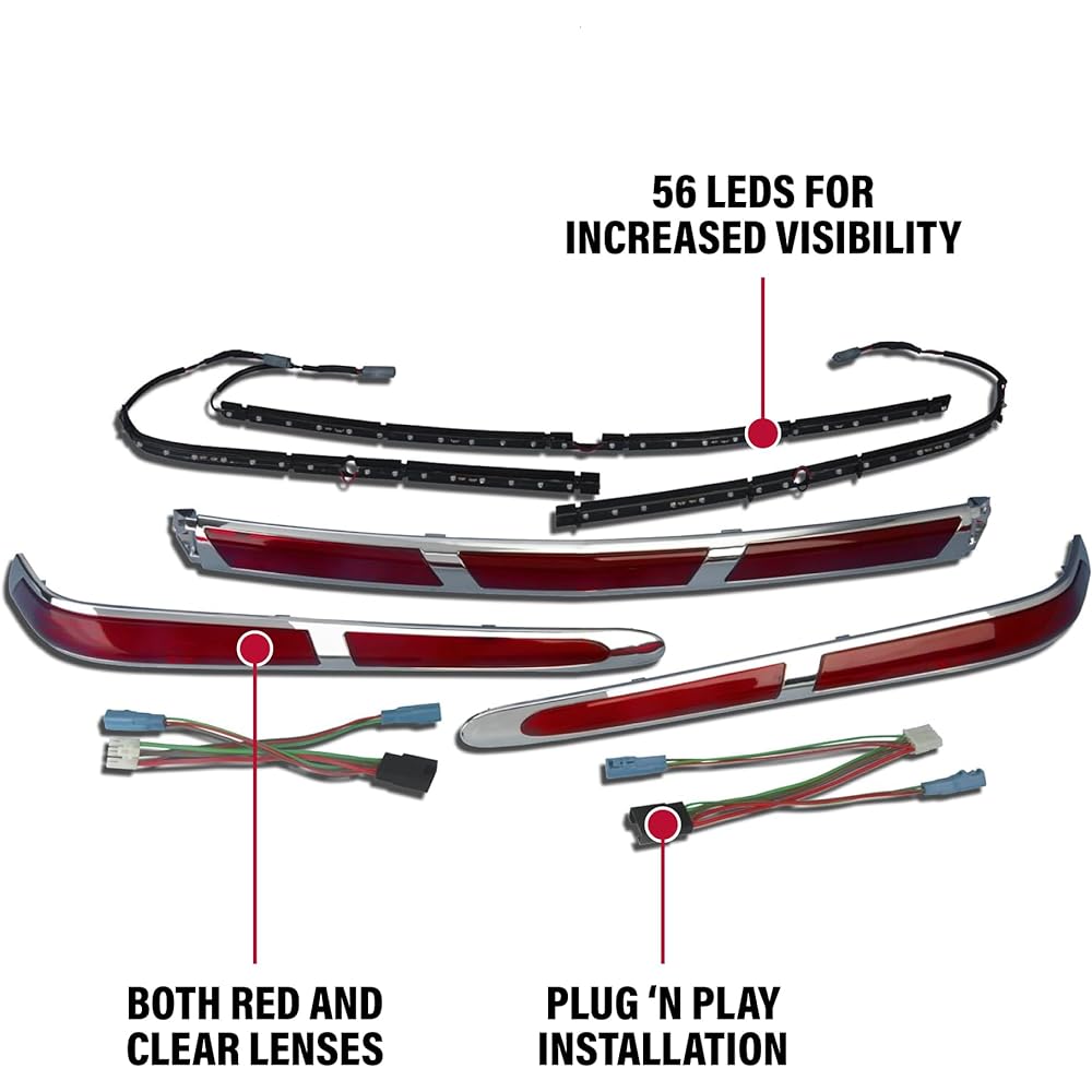 Show Chrome Accessories 52-701A Trunk Molding LED Lightset