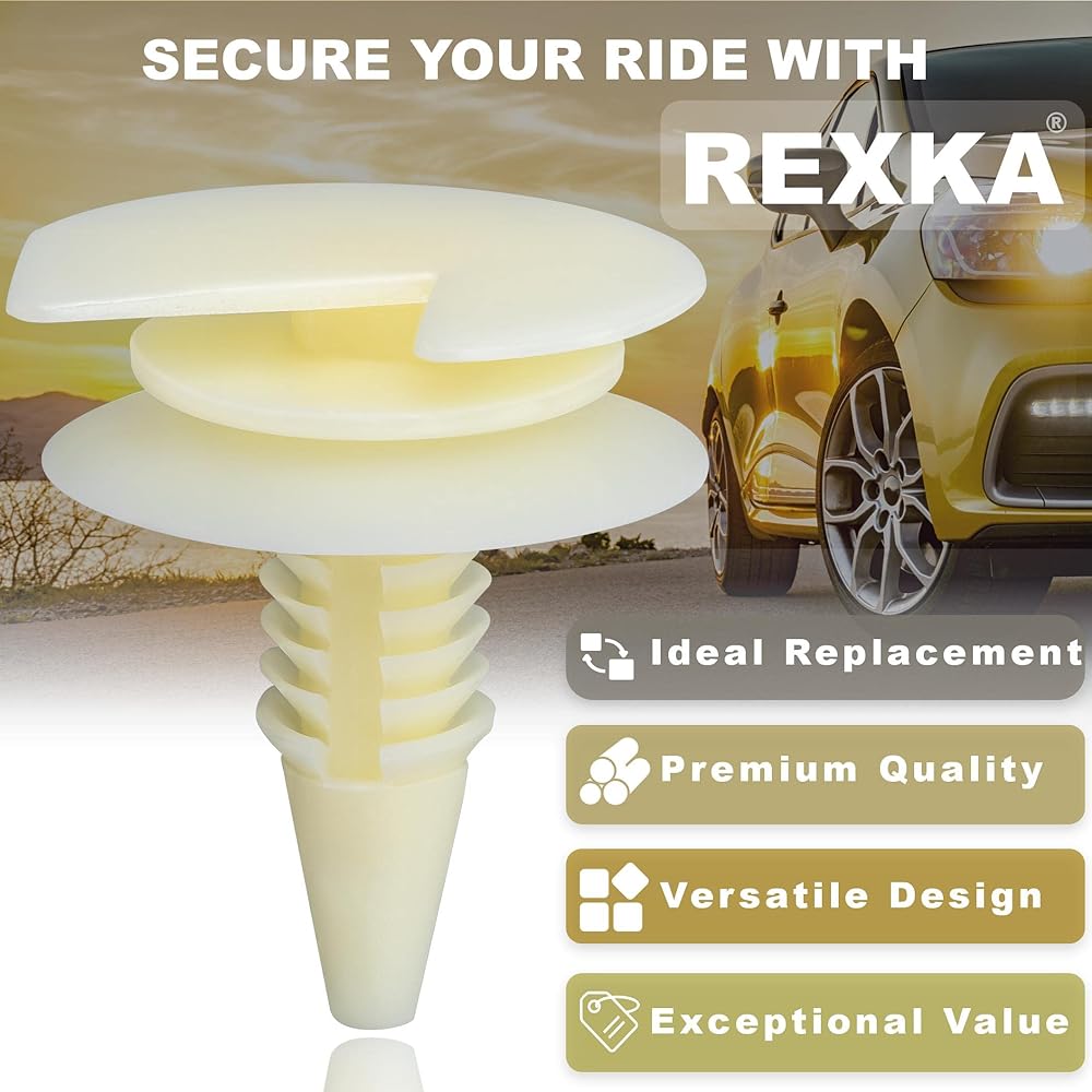 REXKA Door Panel Fixed Clip 100 Pieces GM 3065575 For 1978-On