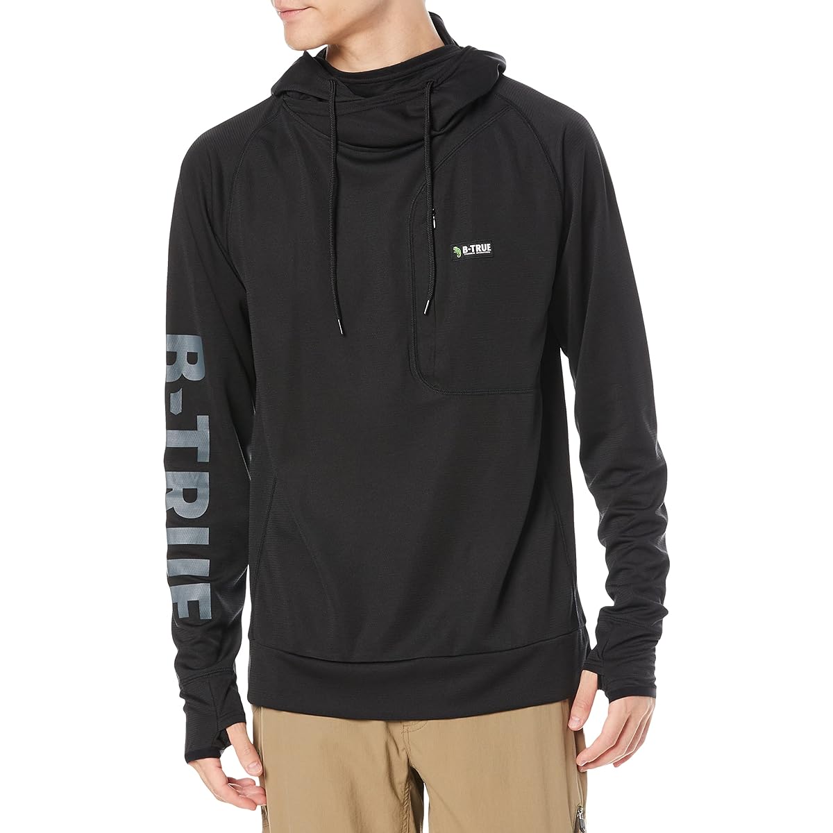EVERGREEN B-TRUE Sunblock Hoodie LL Black