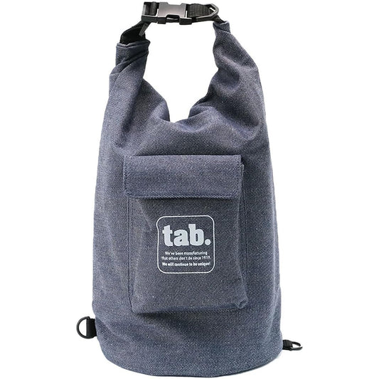 [tab.] Slim bag, tab, storage bag, storage case, denim fabric, can stove, matches, and other bonfire sets in one pack.Coated on the inside to prevent water from seeping in.