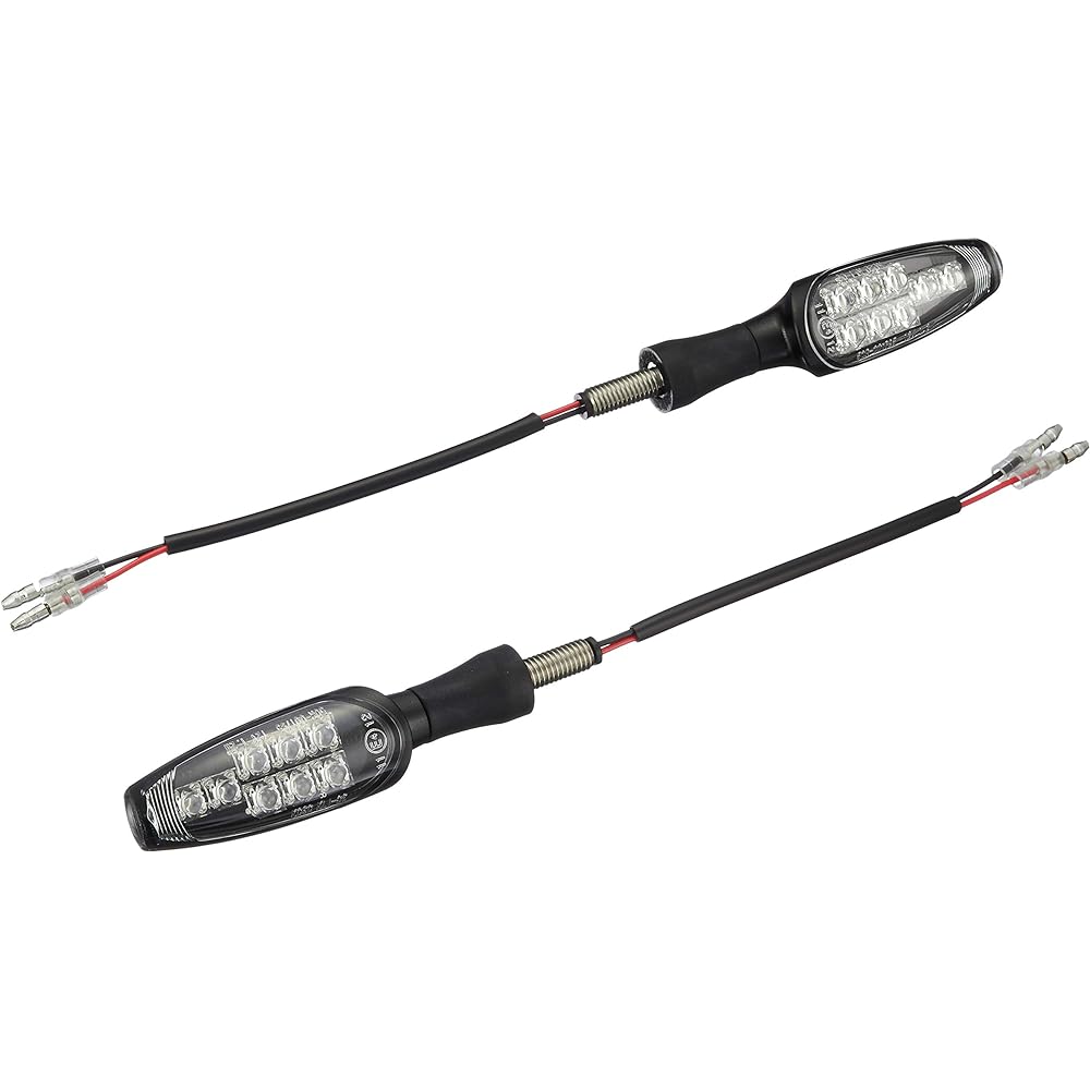 Kijima Motorcycle Parts Turn Signal Lamp TRL LED Clear 12V1.2W 2 Pieces 219-5155 (E Mark Acquired)