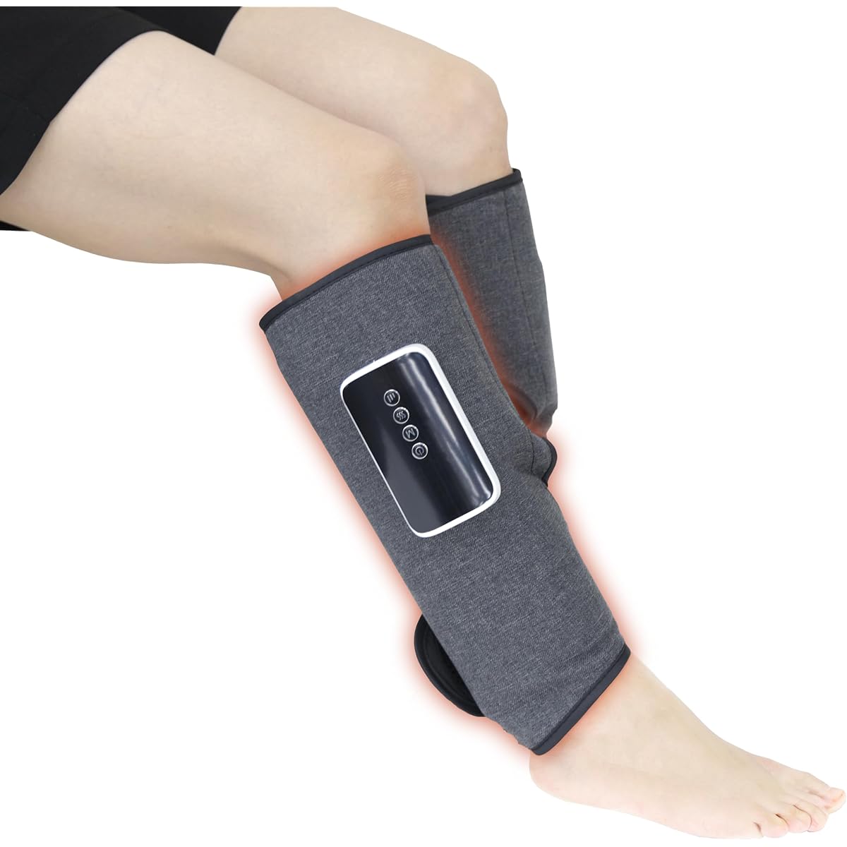 Cordless Calf Care, Leg Care, Foot Care, Relaxation, 3 Levels of Intensity, Heater Function, Timer Function, KAFU (Gray) LeadSelect Wireless Relaxation, Feet, Legs, Edema, Swelling Care, Rechargeable, Large Capacity Battery, Travel, Business Trip, Presen