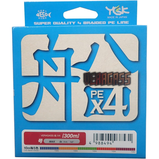 Yotsuami (YGK) PE line Vera gas ship X4 300m 4 pieces