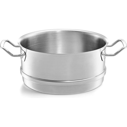 Fissler Steamer 24cm Original Prophy Collection Steamer Made in Germany [Authorized Japanese Product] 084-788-24-000 Silver