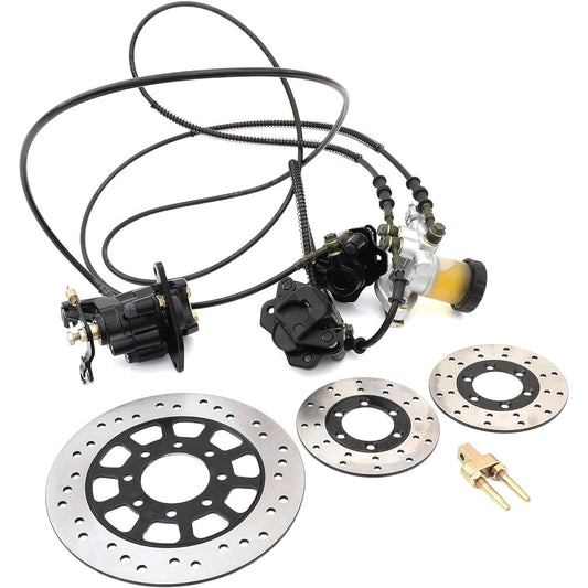 MOFANS 150CC Go Kart Disc Brake Master Cylinder Kit Brake Assembly Universal Fit for 150cc Hammerhead Trailmaster Kart Go Kart ATV