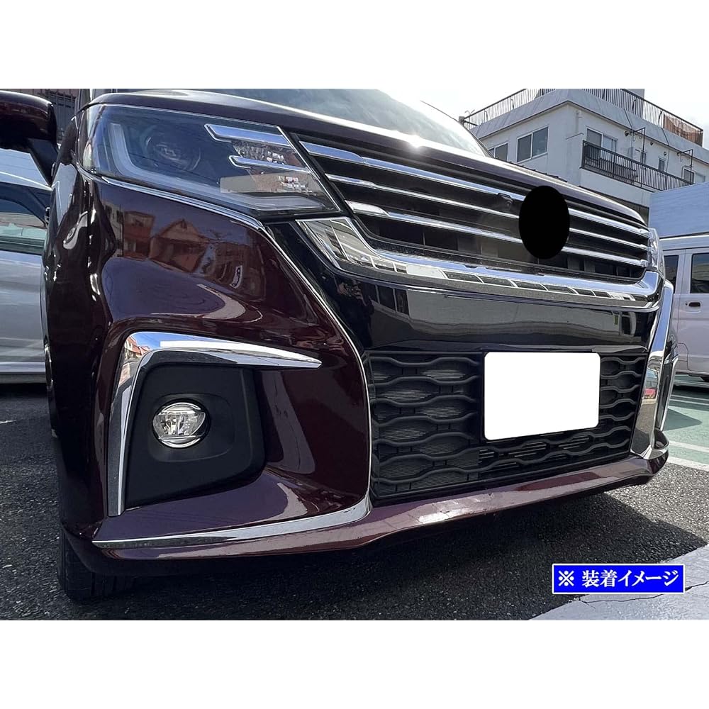 BRIGHTZ Solio 27 37 47 Super mirror stainless steel plated front bumper side molding 6PC [FRO-ETC-BIG-084] MA27S MA37S MA47S MA