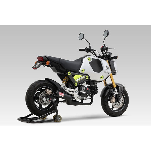 YOSHIMURA Full Exhaust GROM(21) Straight 762 Cyclone Government Certified Machine Bent Black Paint YOSHIMURA 110A-43G-6660