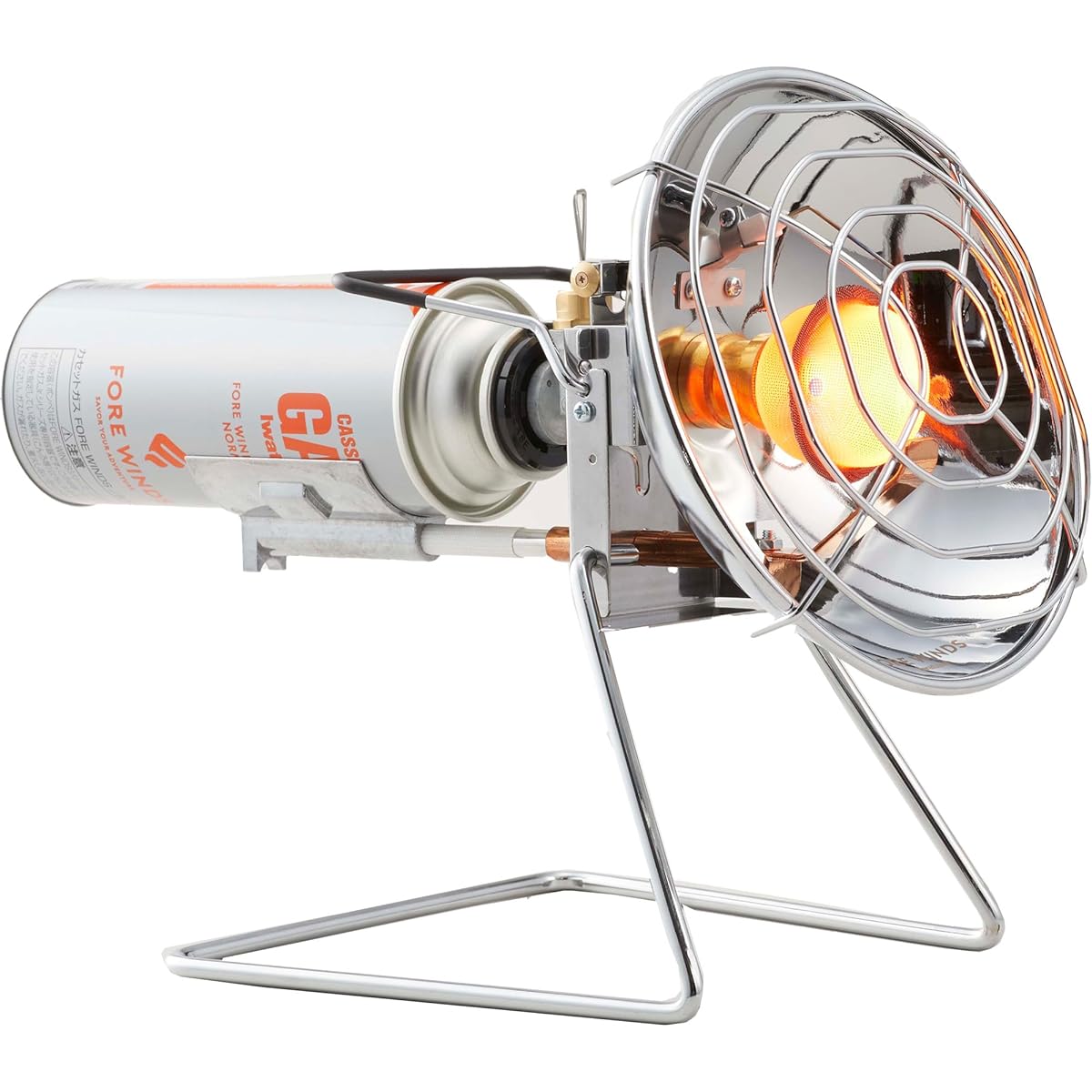 Iwatani FORE WINDS Outdoor Heater Cassette Gas Small Compact Cordless Camping FW-OH01