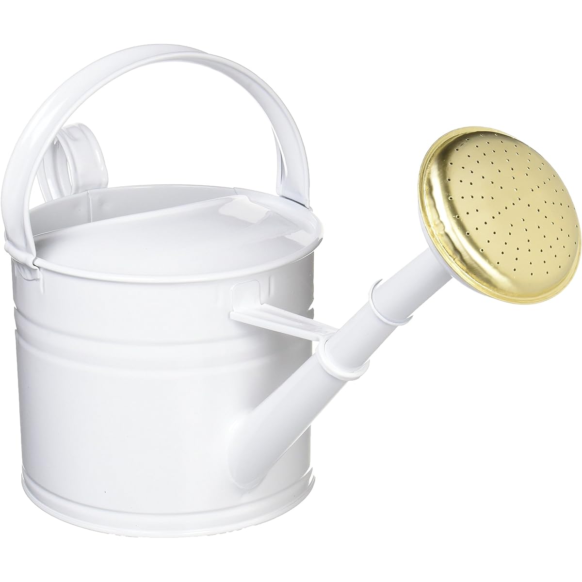 Hanagokoro Watering Can Tin Watering Can 4L White