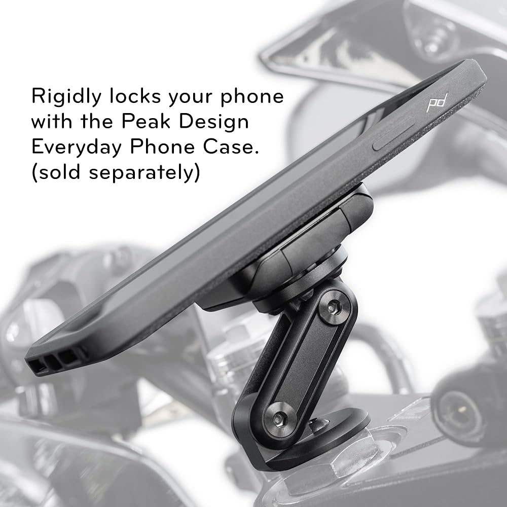 PeakDesign M-MM-AA-BK-1 Peak Design Motorcycle Stem Mount, Black