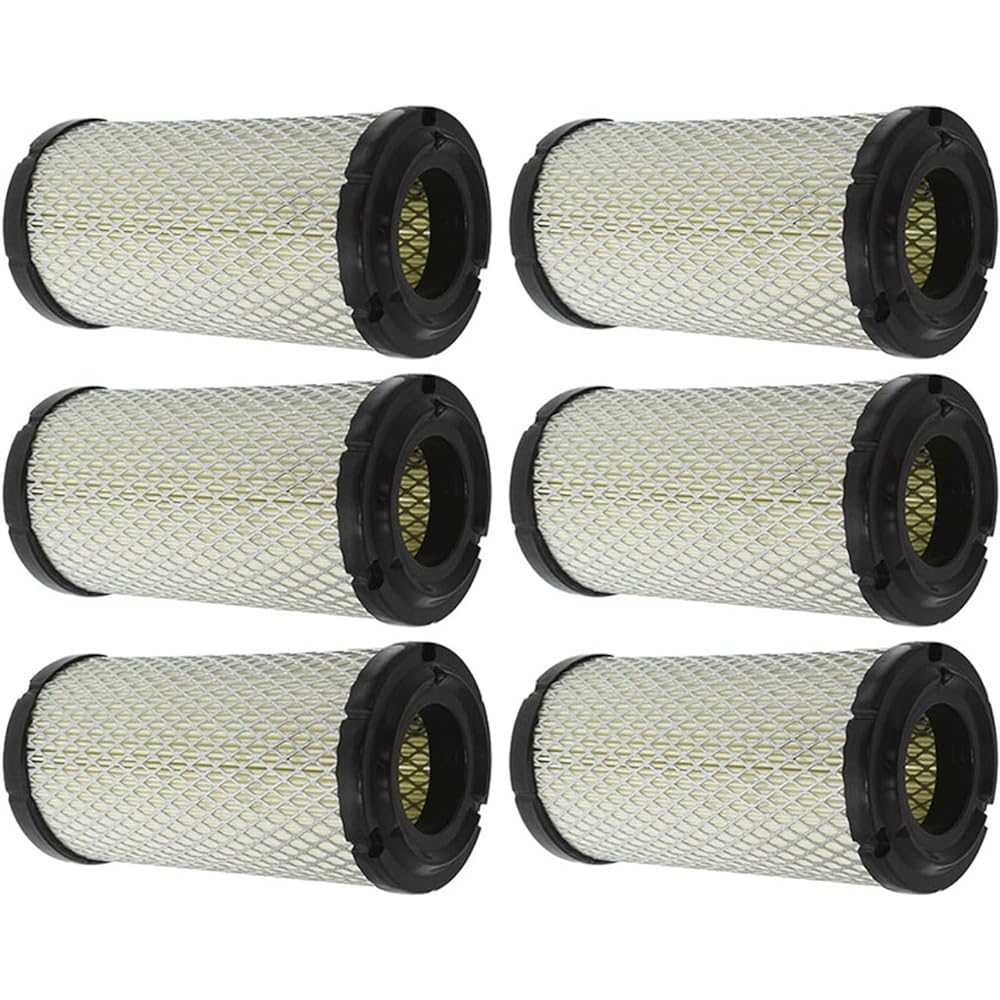 marddpair 4163715 4164152 6673752 6673752 6 Pack Air Filter Replacement for Kubota BX Series D662 D722 D782 D902 RTV500 RTV900