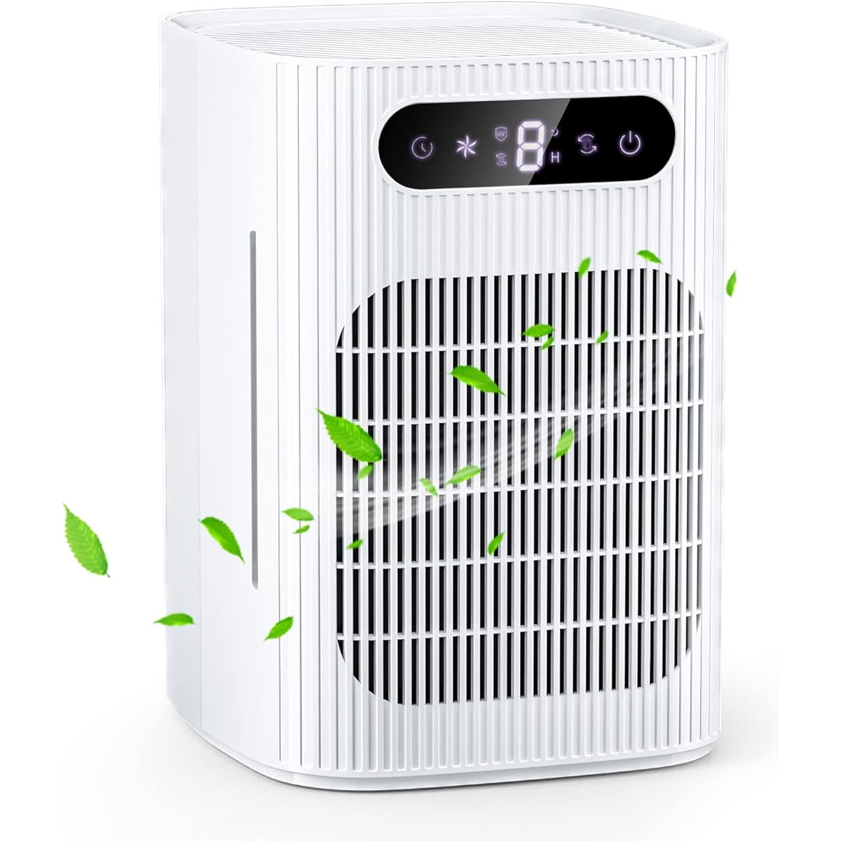 AZMKOO Air Purifier, 30 Tatami Mat Compatible, UV Light, Double Filter, Pollen Protection & Powerful Purification, Air Purifier, Powerful, Silent, Air Purifier, High Performance, New Home Appliances,