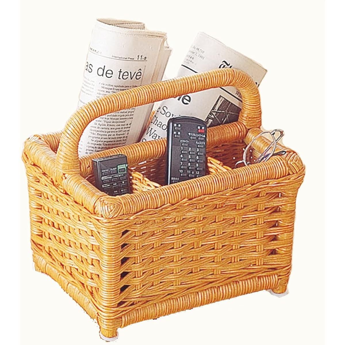 Imaeda Shoten Rattan Remote Control Basket R-210