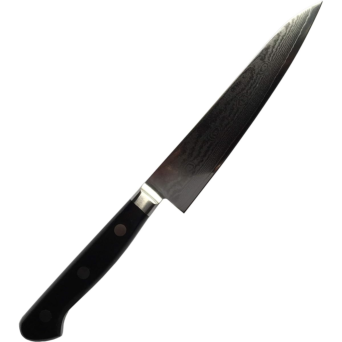 Kazuma Sawa Petty Knife Silver Total length 26cm Minamoto Akari VG10 Damascus "Whirlwind" Petty 150mm Common mouthpiece