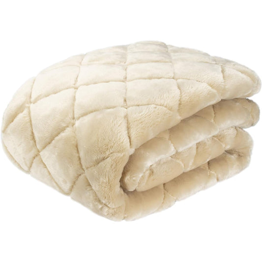 nishikawa [Nishikawa] Warm Bed Pad Brown Queen Antistatic Smooth Rose Oil Treated My Model Plain FM38010038BE