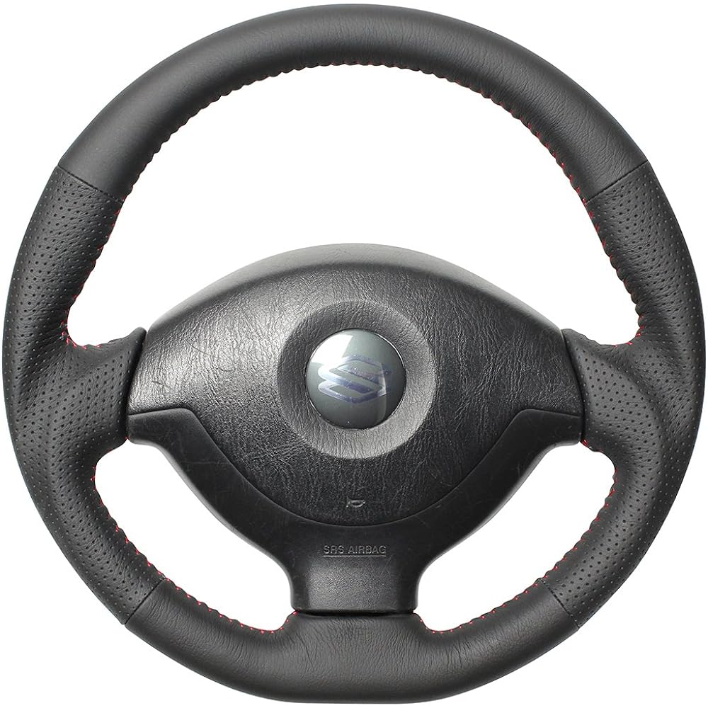 REAL Steering [Jimny (JB23W: 5-9 types)/Jimny Sierra (JB43W: 4-8 types)] All leather JB-LPB-RD