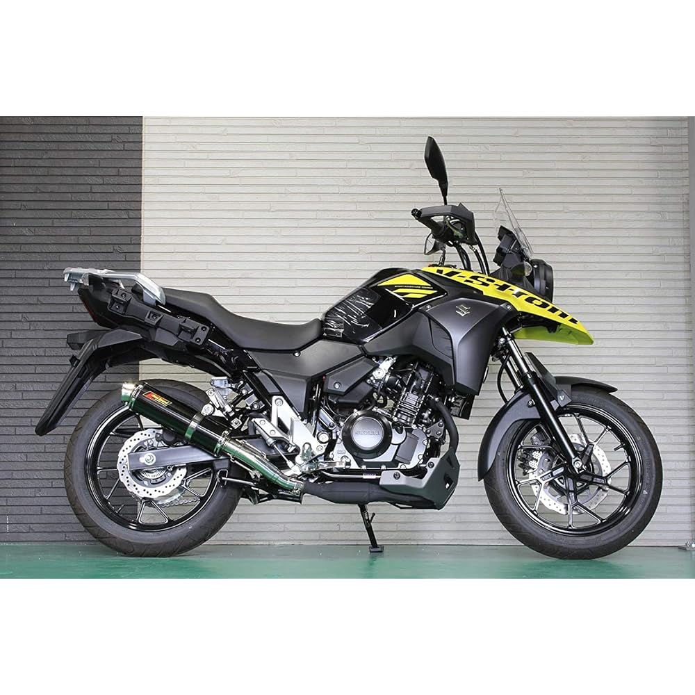 Realspeed Suzuki V Strom 250/ABS (2BK-DS11A) Bike Muffler Cougar Stainless Steel Black Color Muffler V-Strom250ｰABS RSP-CGA-401