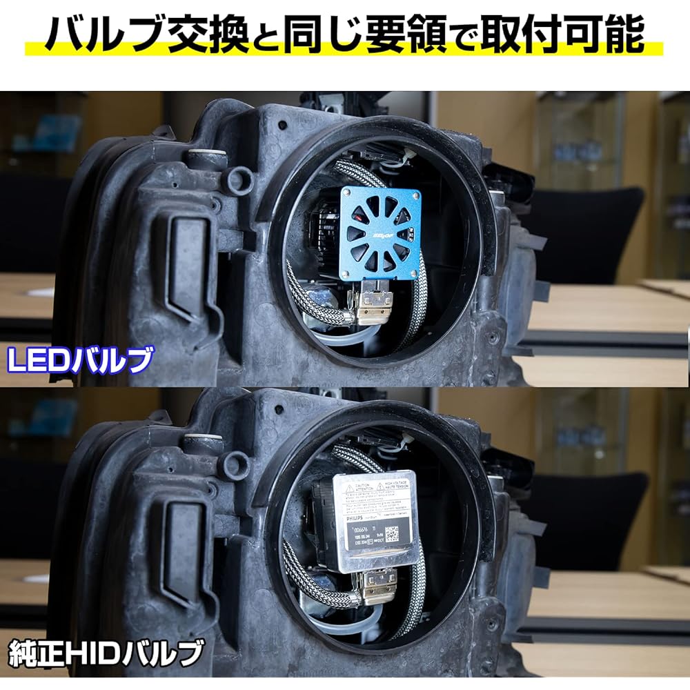 BELLOF LED D1S/D3S/D5S/D8S Headlight 10000lm 6500K Optimal LED Performance ver.2 (D1S)