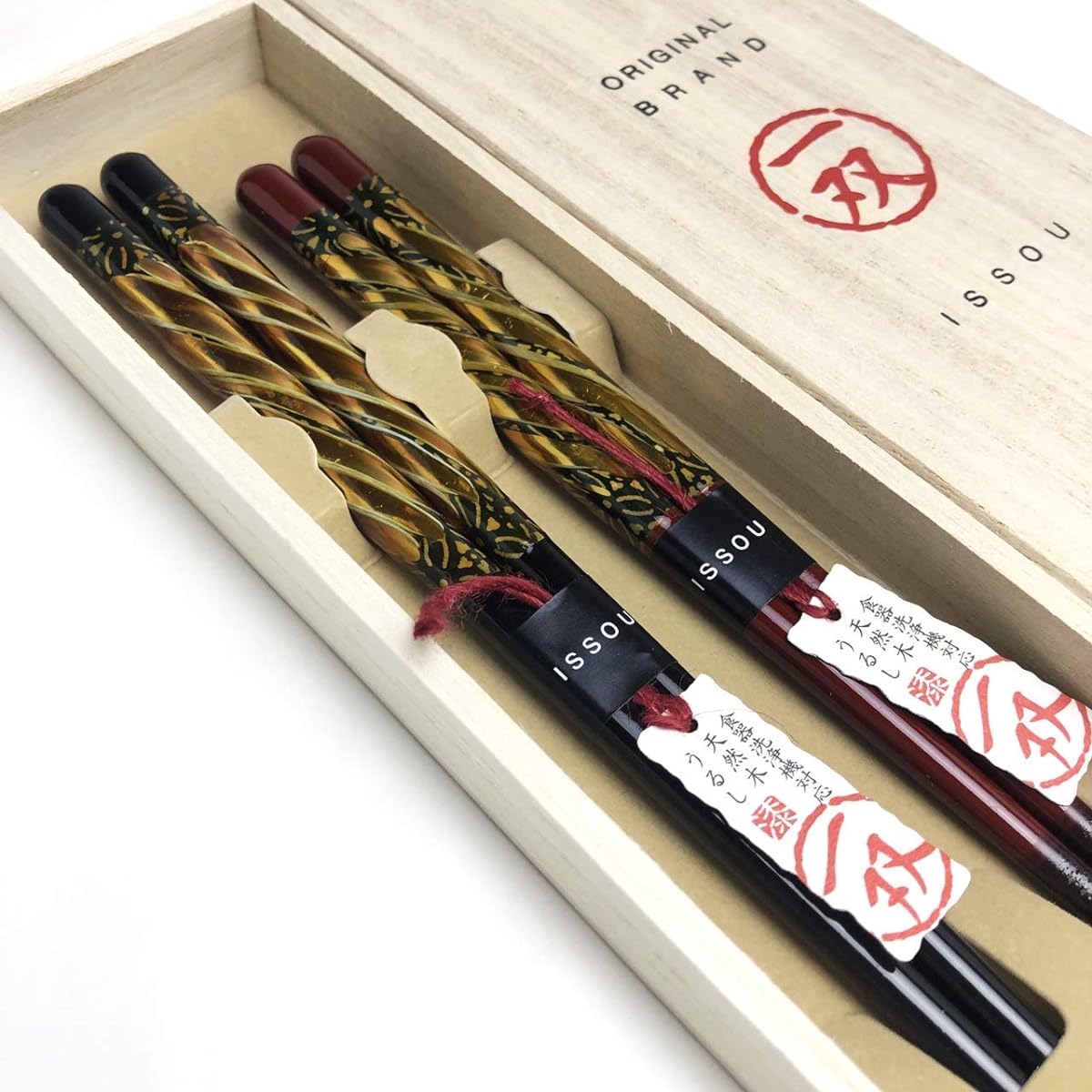 Yamaga Lacquerware Store Isso Gift Chopsticks Set Kinka Pair Dishwasher Safe