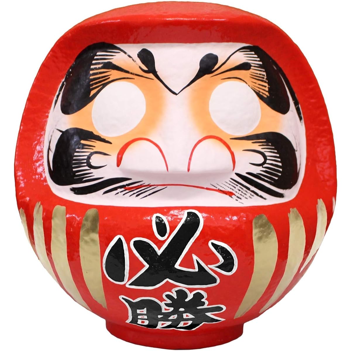 Takasaki Daruma Figurine, Red, No. 12, 34x31x33cm [One ball of soul/united unity] HSDM-12-RE-10