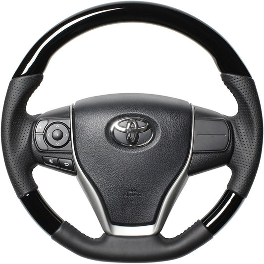 REAL Steering [Esquire/Voxy/Noah (80 series)] Original Series Piano Black R80-PBW-BK