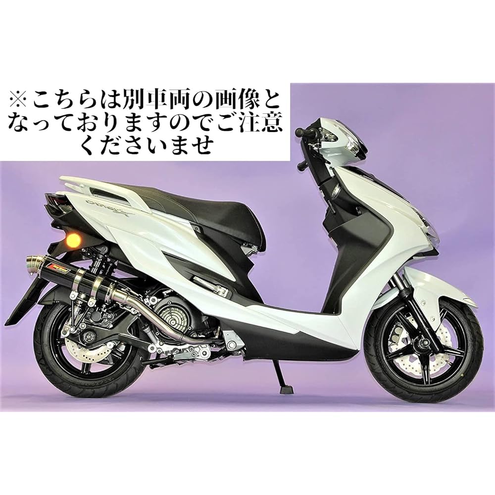 Realspeed Yamaha Cygnus X125 (SE12/SE44J) Domestic Model Bike Muffler Blade Stainless Steel Black Color Muffler RSP-BLA-208