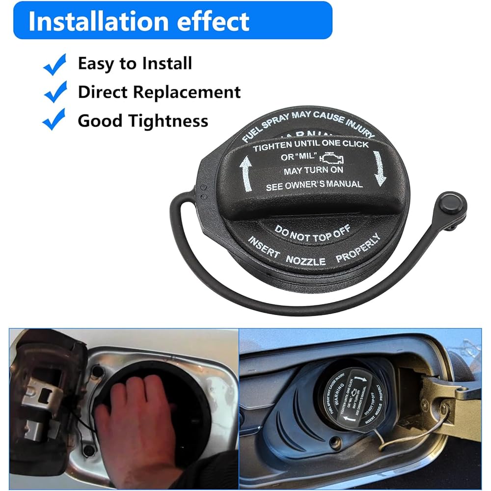 Gas cap, fuel cap 5C0201550T, 5Q0201550L Volkswagen --2015-2019 VW GOLF SPORTWAGEN VW GOLF R, 2015-2020 VW GTI VW GOLF 2017-2019 VW GOLF ALLTRACK, 2011-202 0 Compatible with VW Jetta 8-202 0 Volkswagen.