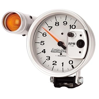 Autometer Autometer Auto Gauge 5-inch pedestal mount mounter 0-10,000rpm With large external shift light 233911