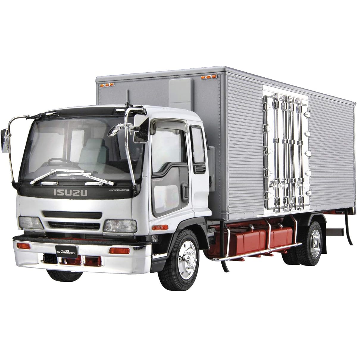 Aoshima Bunka Kyozaisha 1/32 Heavy Freight Series No.5 Isuzu Forward Hyster Refrigerated Car Plastic Model