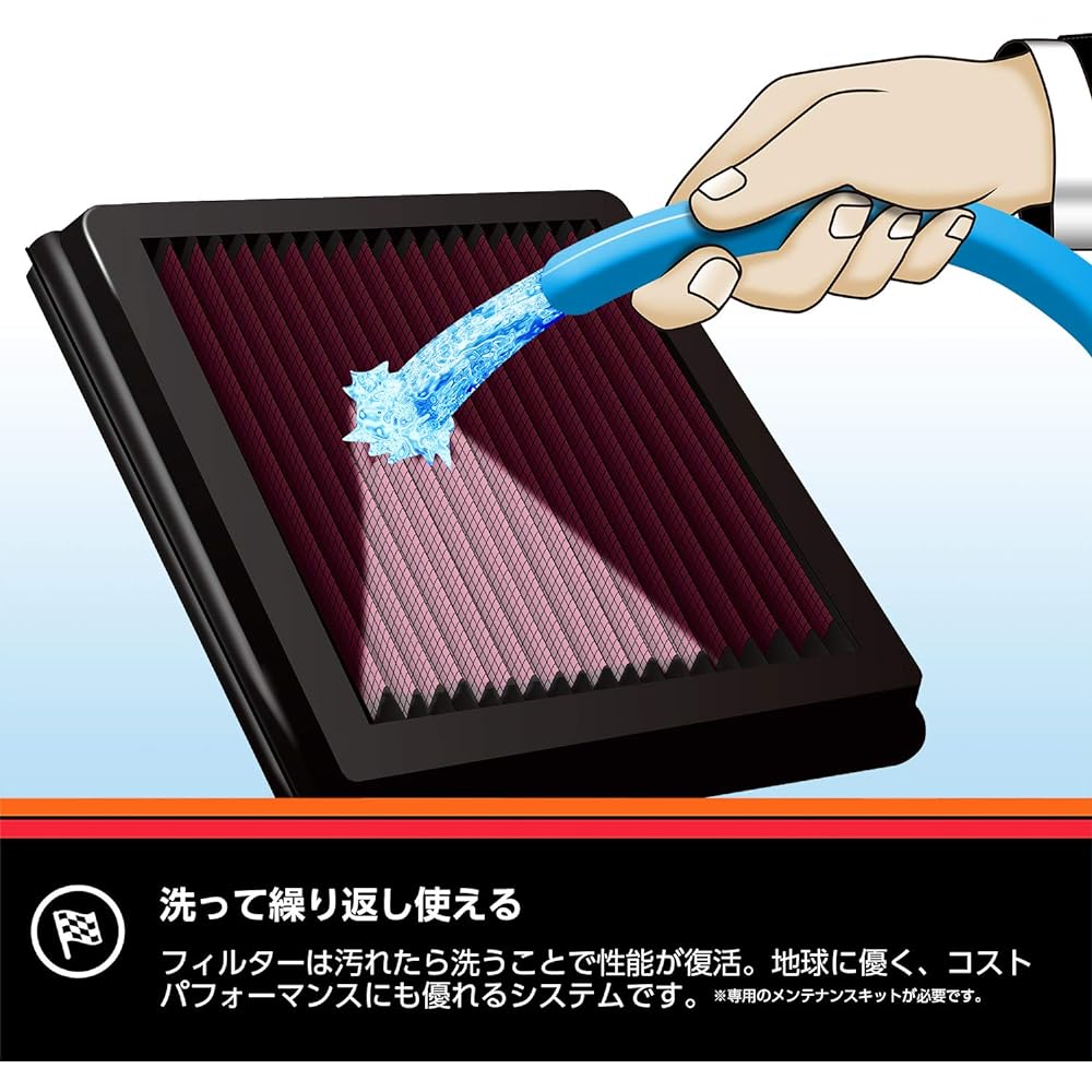 [Regular Imported Product] K&N Genuine Replacement Air Filter for Mazda Roadster ND5RC 33-5040