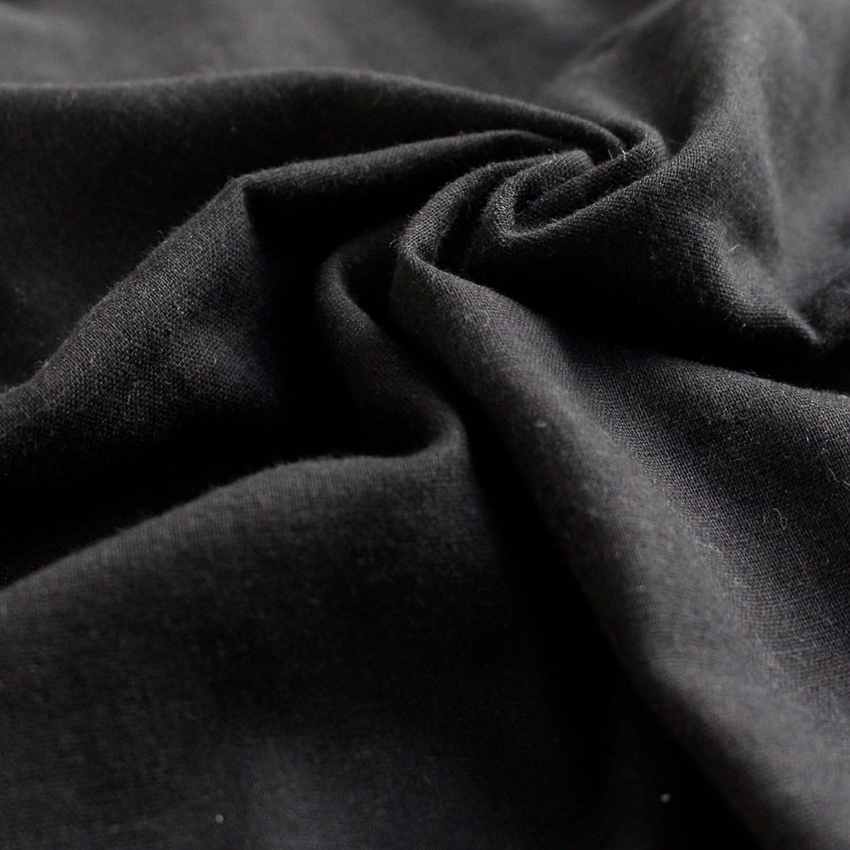 Nippon Chuko Double Gauze Plain W Gauze Fabric Black Width approx. 110cm x 5m Cut KF850WG-18-5M Fabric Plain Fabric Double Gauze