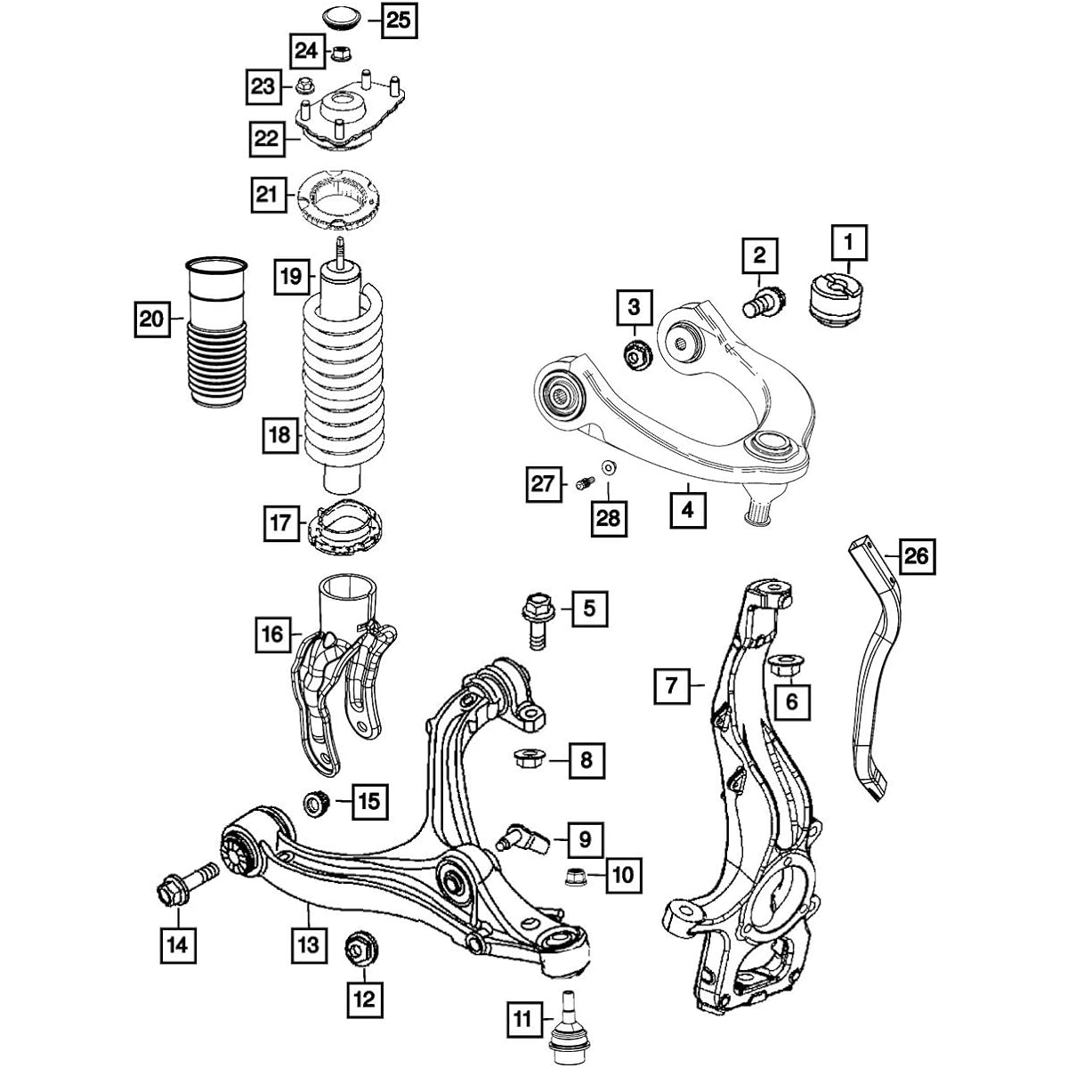 Mopar 68217808AB --Arm upper control