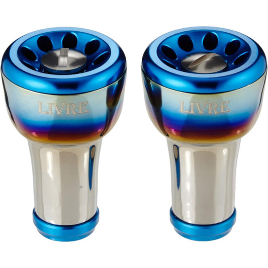 LIVRE Reel Knob (Fortissimo) 2 pieces (Fire + Blue C)