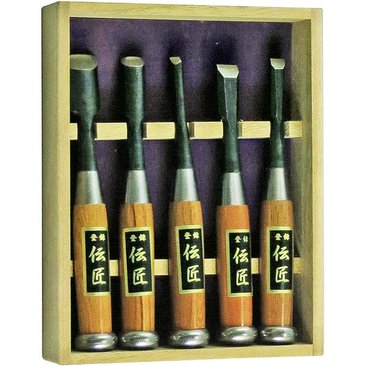 Legendary wood carving only, set of 5