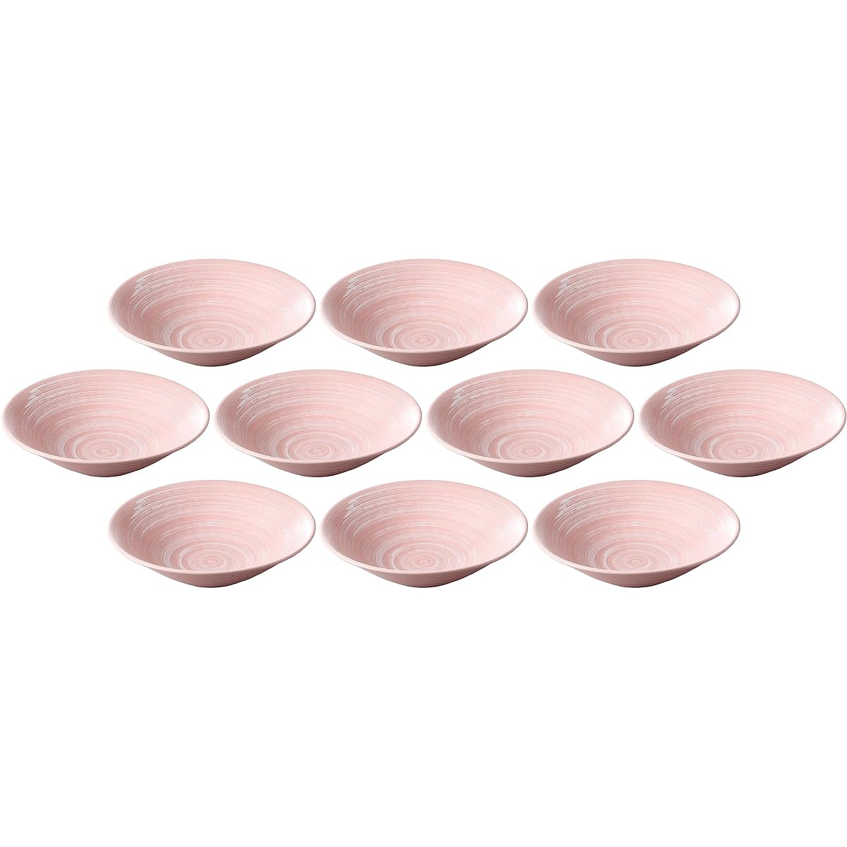 Set of 10 Hana no Mai Ripple 8.0 pot [26.2 x 7cm] [Large bowl]