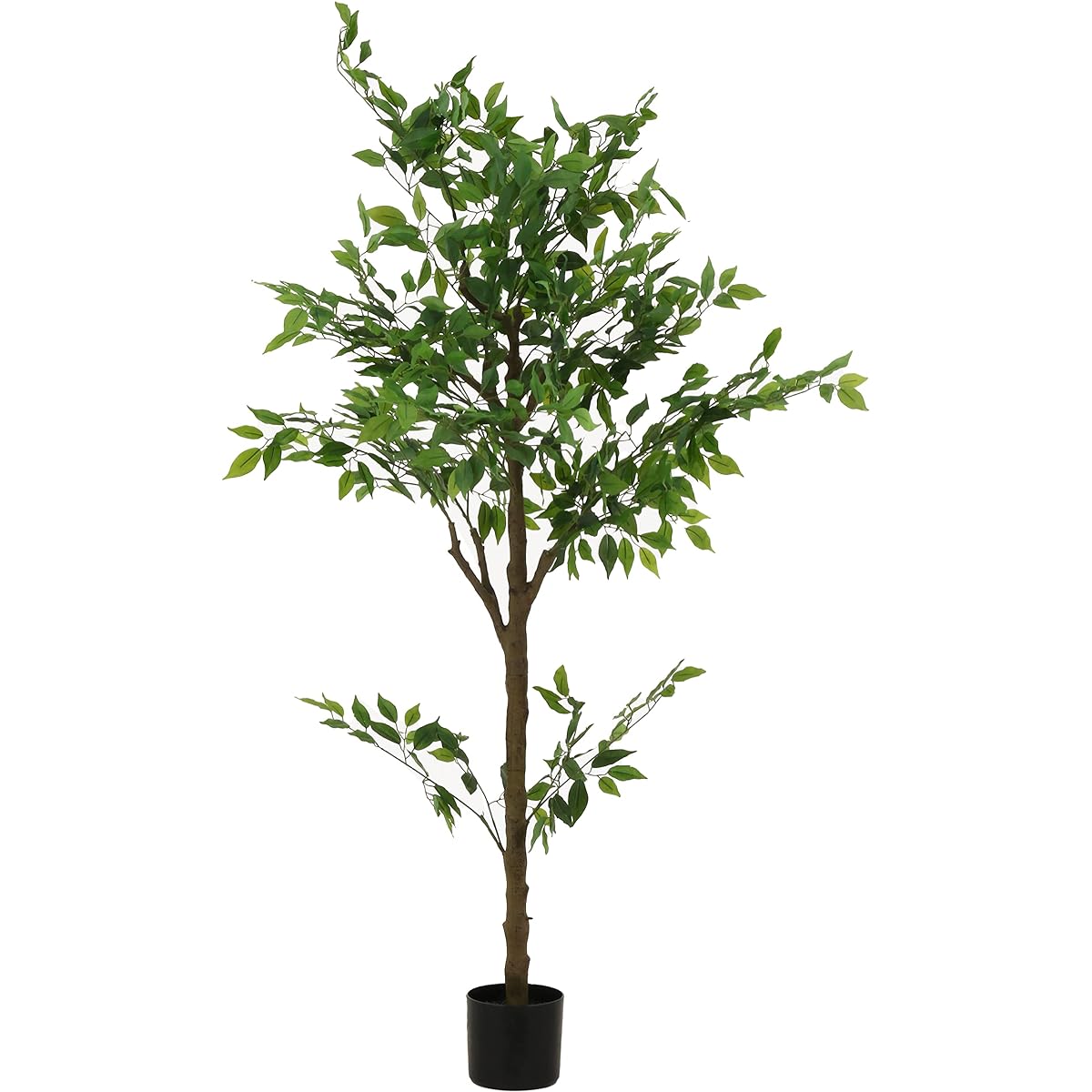 Fujiboeki Fake Green Interior Green Artificial Plant Width 70 x Depth 75 x Height 160 cm Ficus Compact Storage 41123 Medium Size