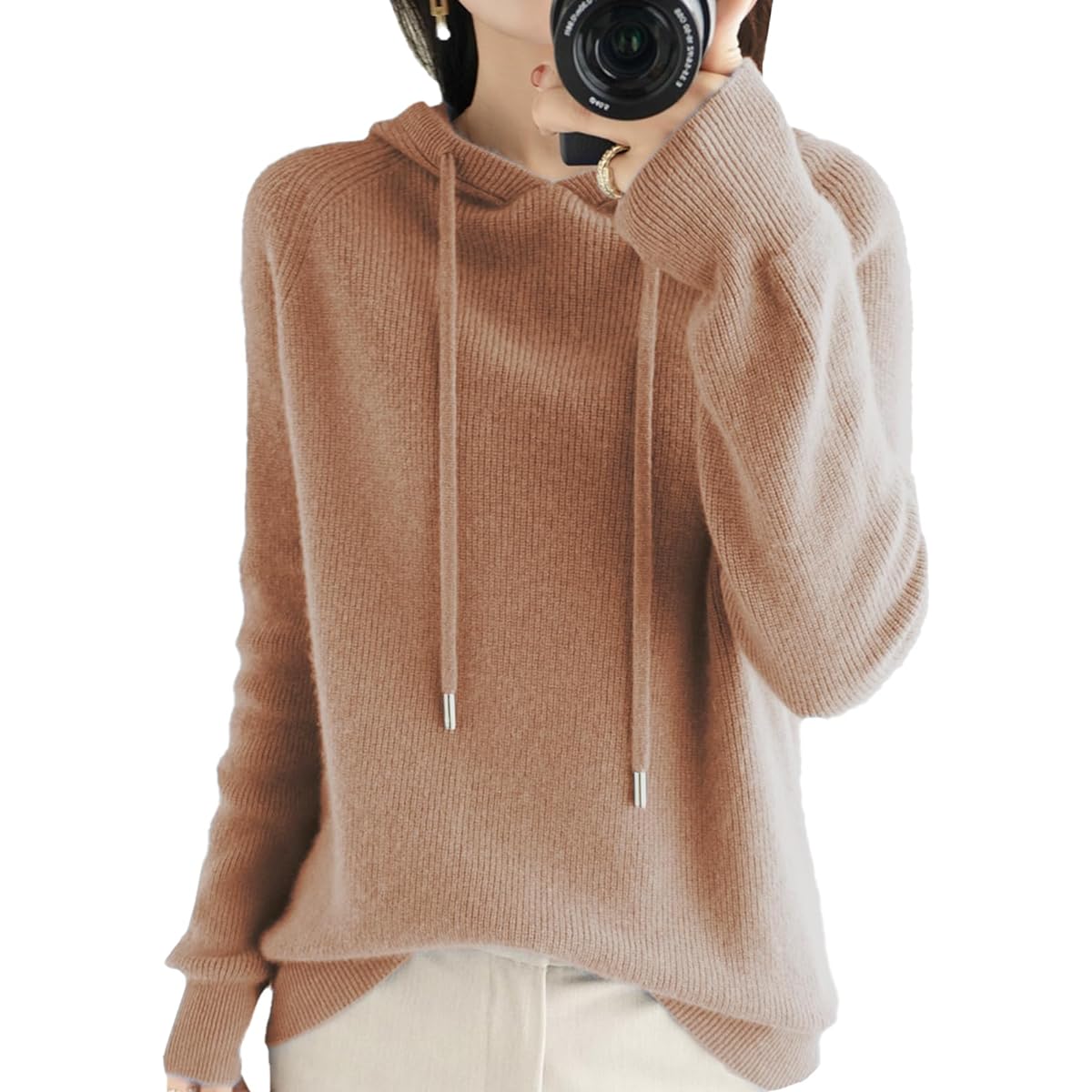 [MARIA MARFA] 6 Colors Soft Touch Knit Parka Women's Tops Beautiful Autumn/Winter 3A-M07