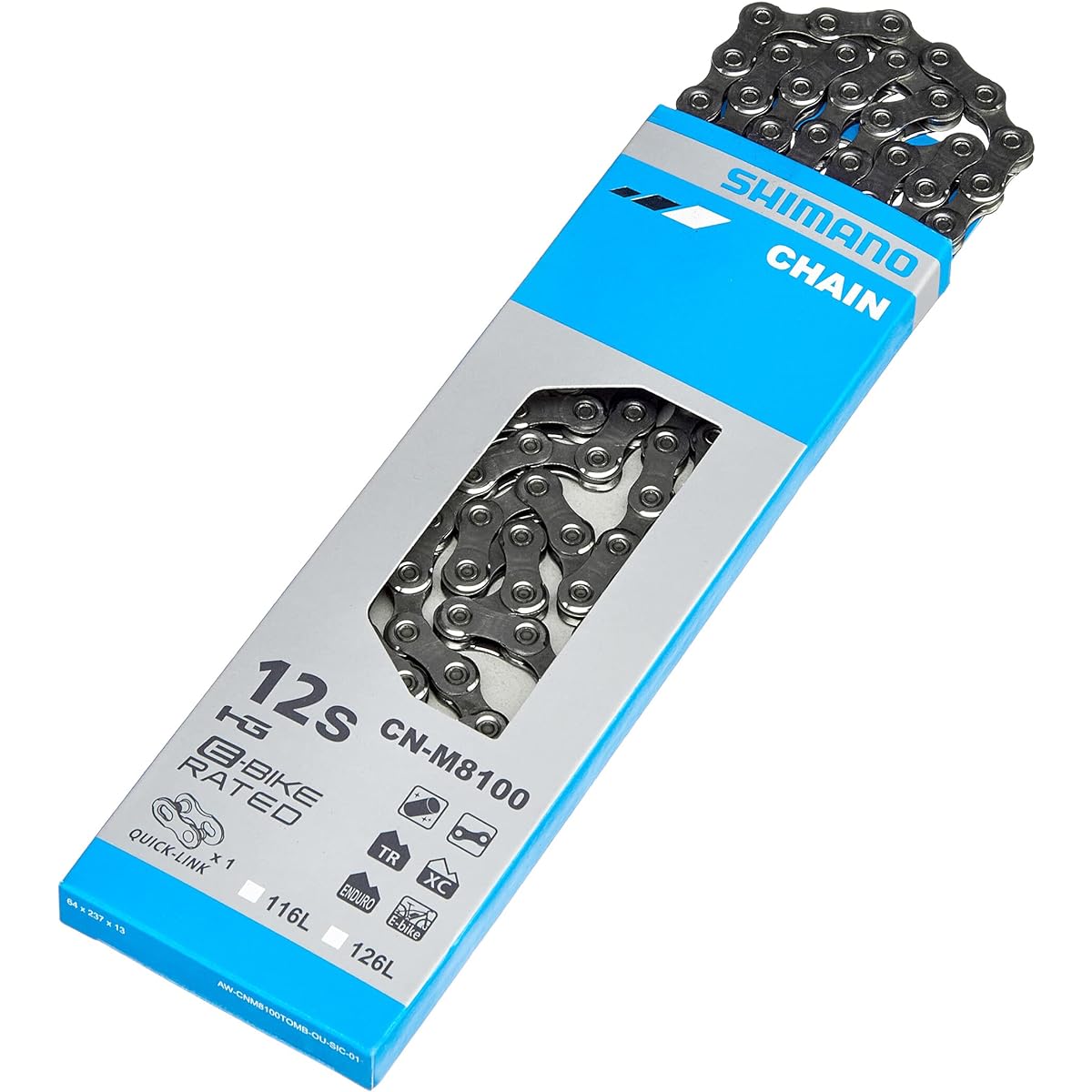 SHIMANO CN-M8100 12s 116L Quick link included Medium
