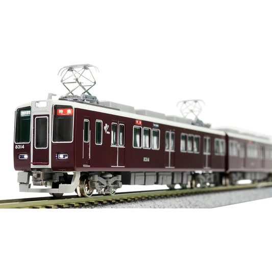 Green Max N gauge Hankyu 8300 series (secondary car, 8314 formation, white light) basic 6-car formation set (with power) 31521 Railway model train