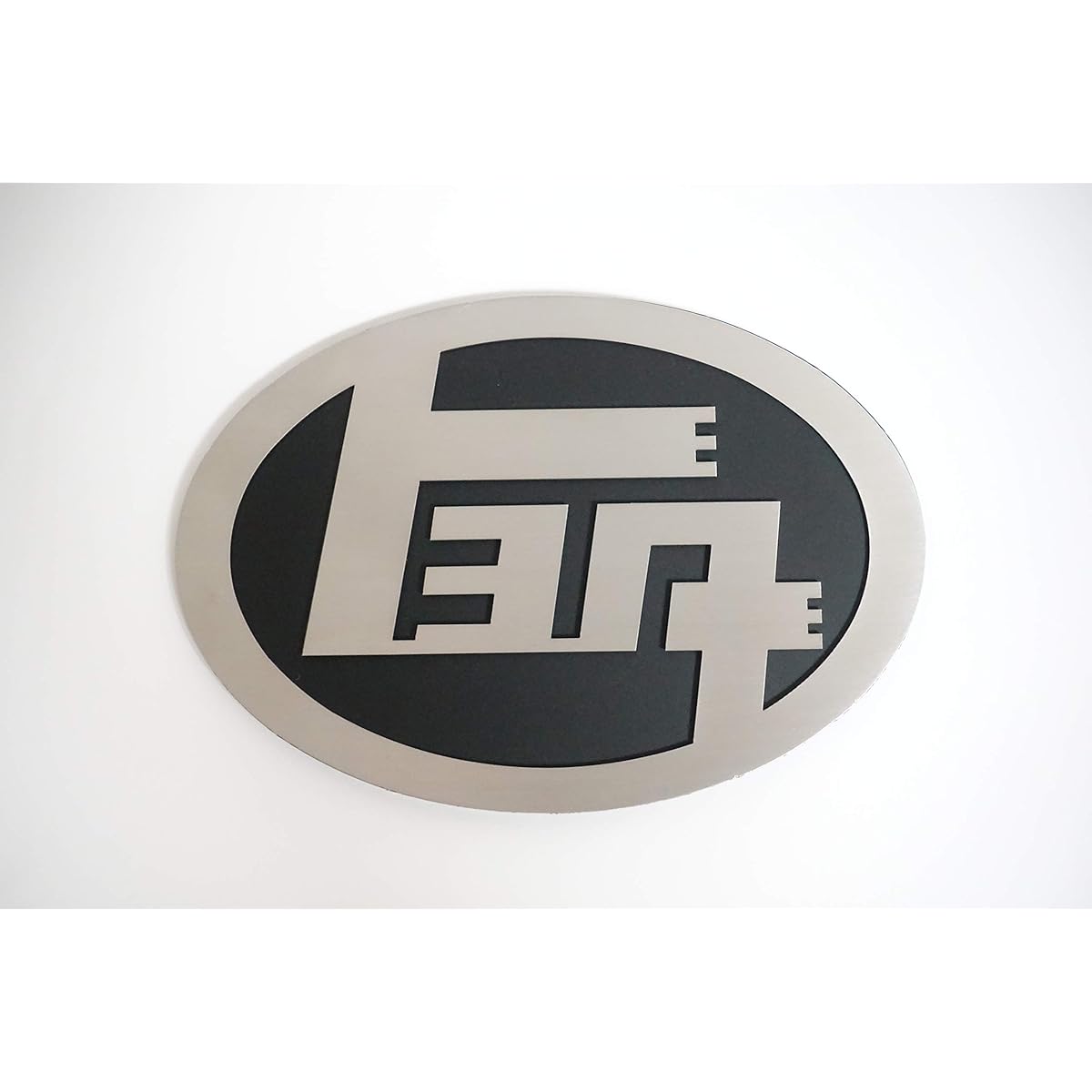 Car Emblem Premium Stainless Steel Toyota Katakana Emblem Matte Black Katakana Toyota