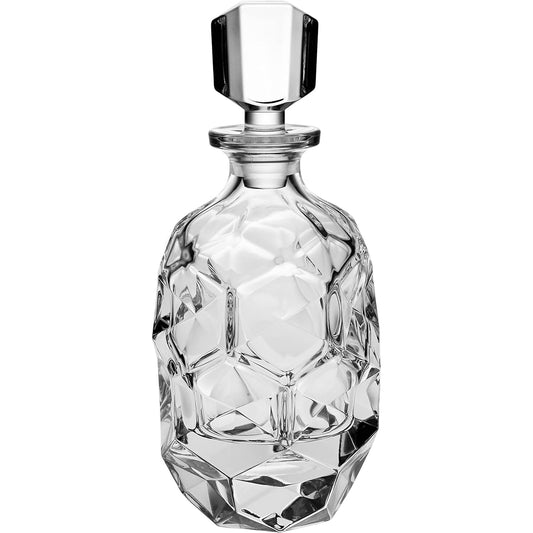 Bohemian glass crystal decanter "Luna"