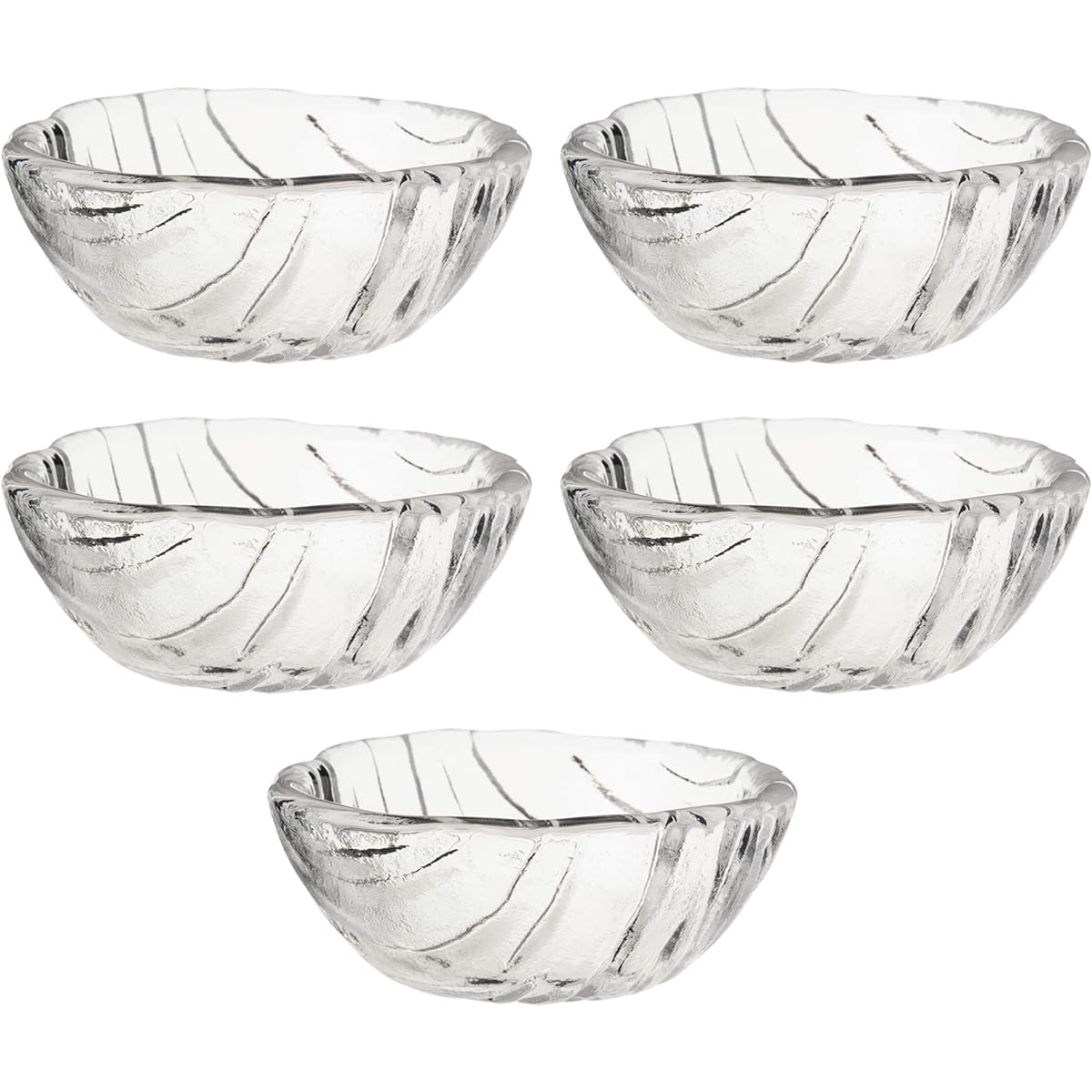 Toyo Sasaki Glass Small Bowl Clear Approximately φ9 x 3cm Glacier Choco Made in Japan SA530-11