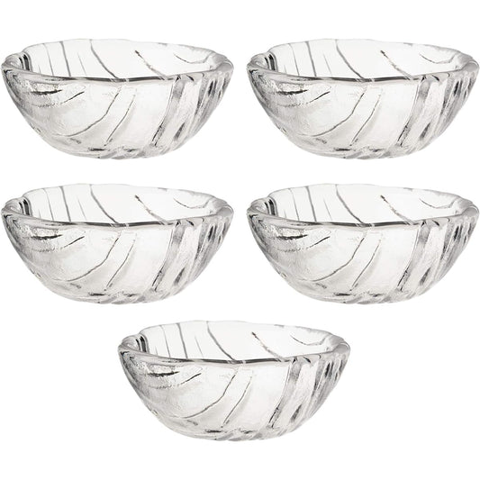 Toyo Sasaki Glass Small Bowl Clear Approximately φ9 x 3cm Glacier Choco Made in Japan SA530-11