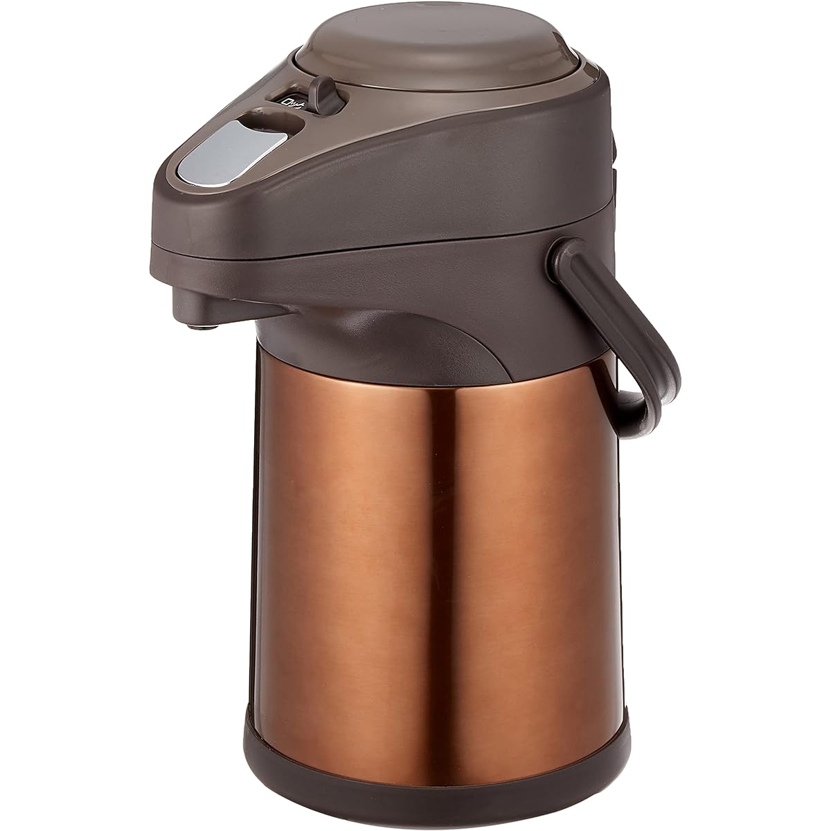 Pearl Metal Thermal Tabletop Stainless Steel Air Pot 2.5L Brown Eco and Nico HB-1561