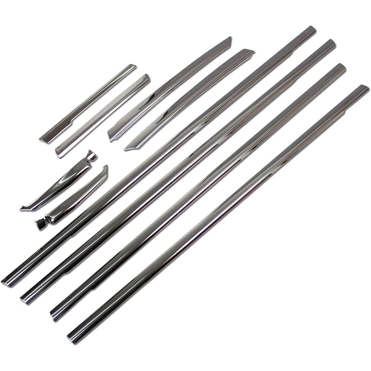 RUIQ Honda New Fit 4th Generation GR Series Exterior Stainless Steel Full Set Window Frame Trim Pillar Designed for Honda Fit